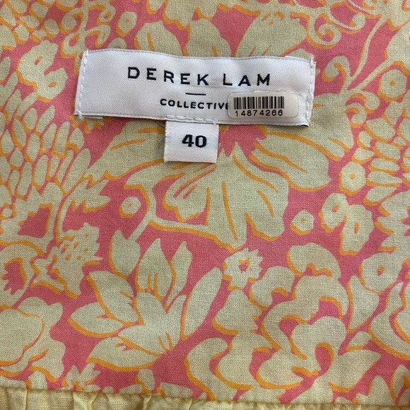 Derek Lam Collective Paisley Floral Flare Short Dress Size 40 medium - Picture 7 of 15